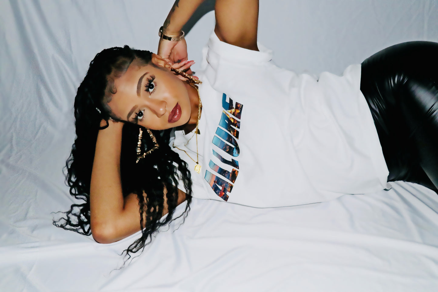 Allure apparel Oversized White T-Shirt