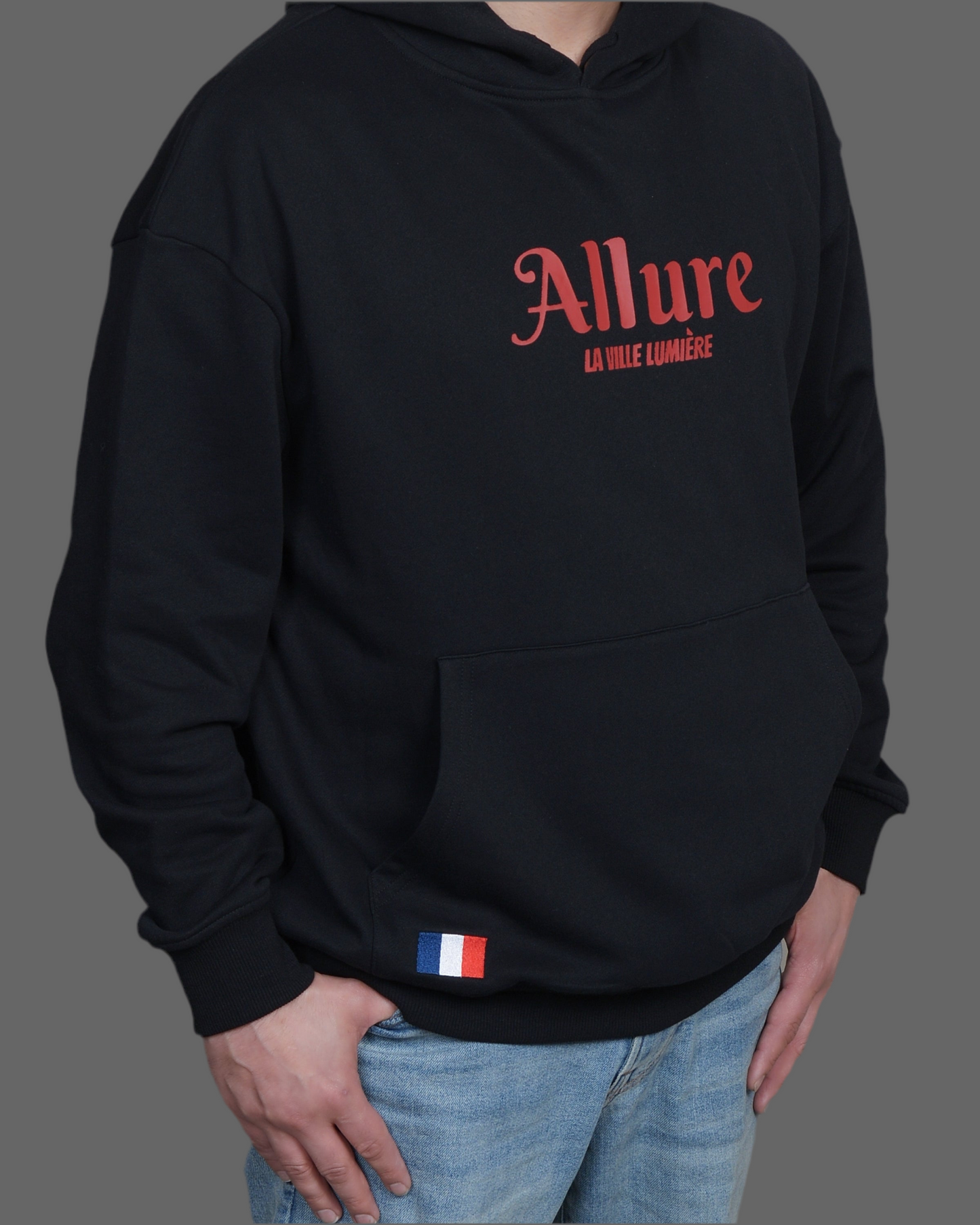 Allure Black Trendy Hoodie