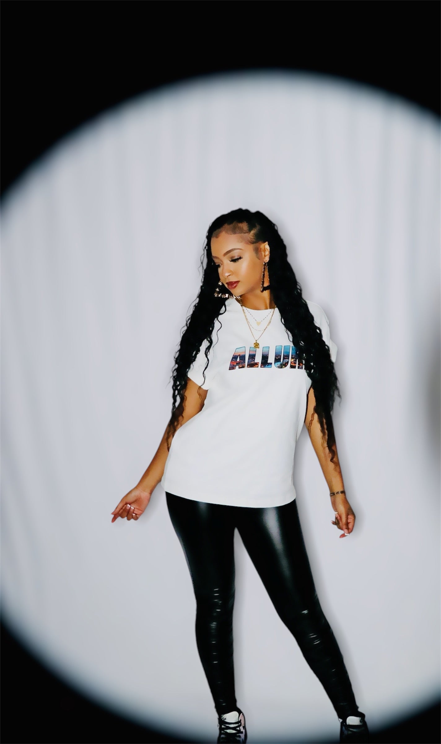 Allure apparel Oversized White T-Shirt