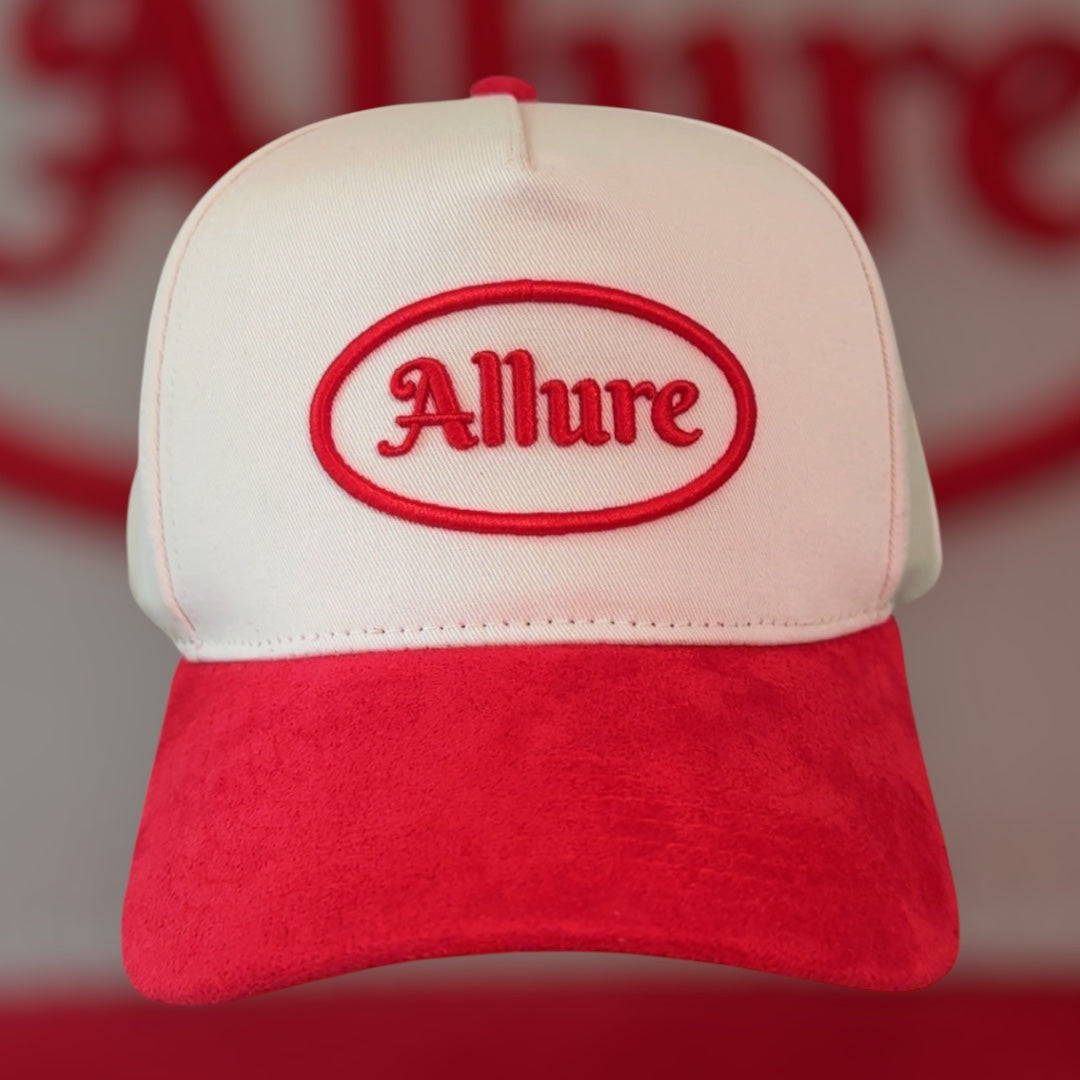 Allure Red Velvet Trucker Hat