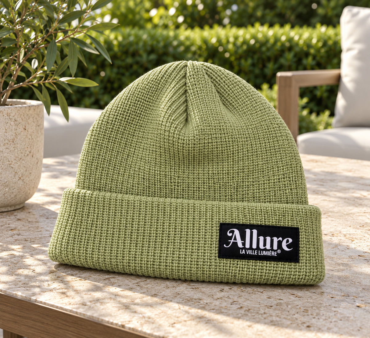 Allure Olive Beanie