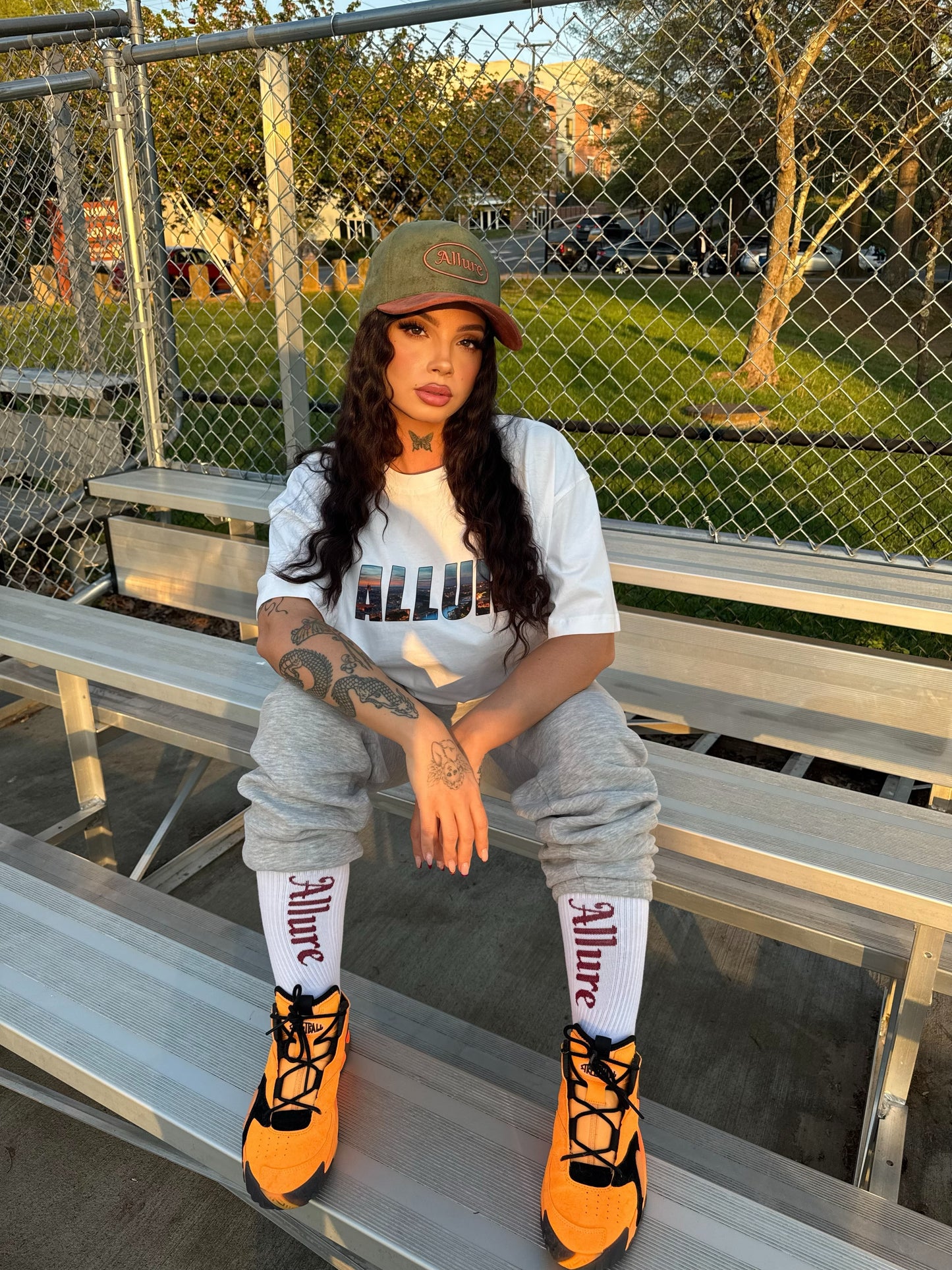 Allure Oversized White T-Shirt