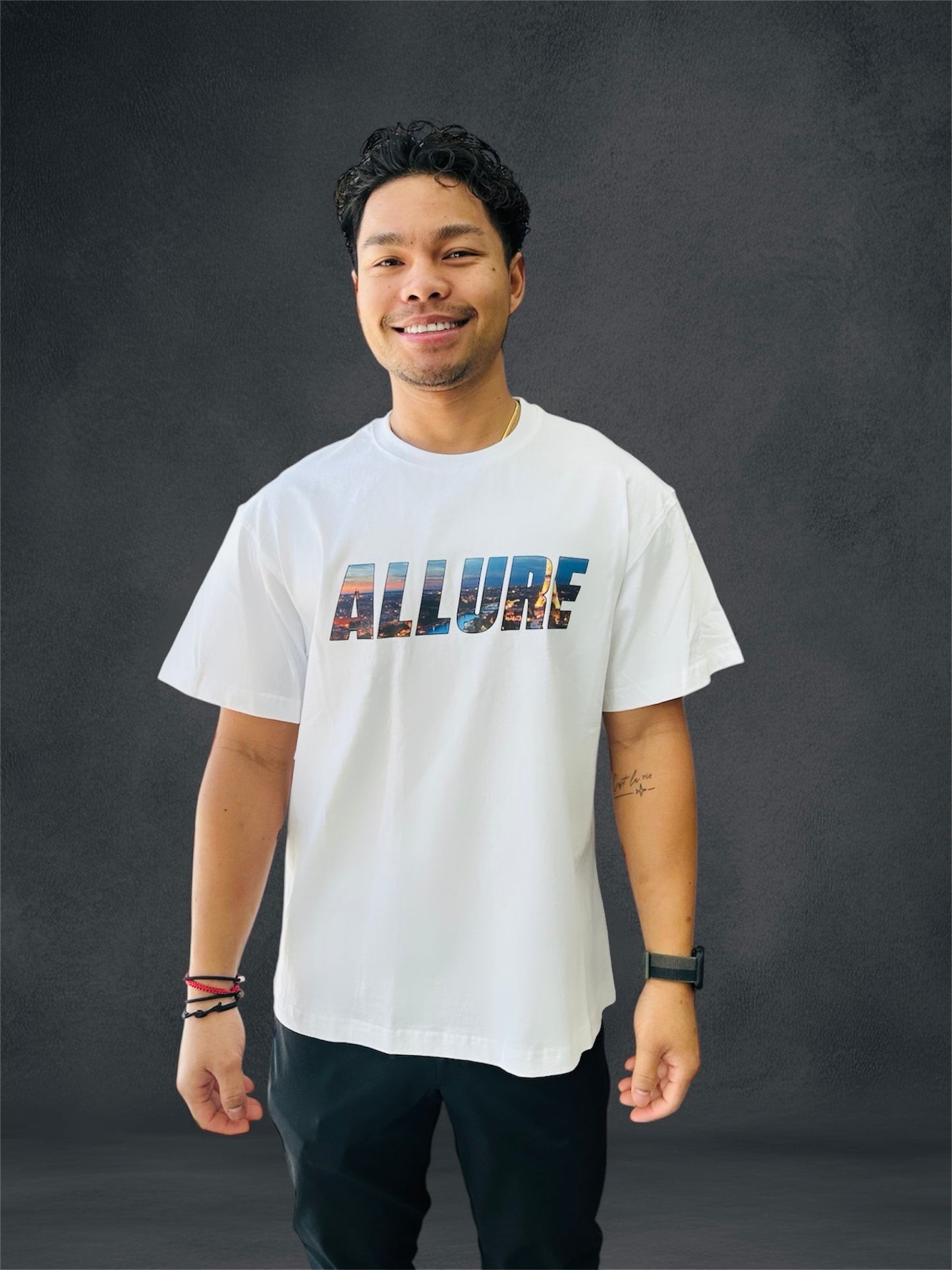 Allure Oversized White T-Shirt