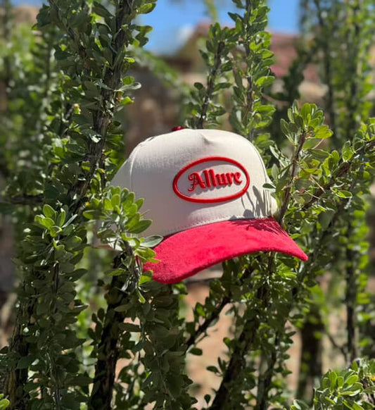 Allure Red Velvet Trucker Hat