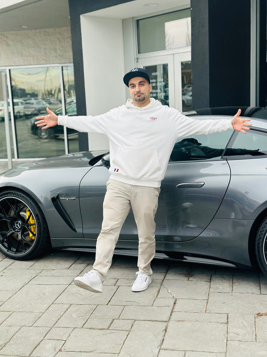 Allure White Hoodie Unisex