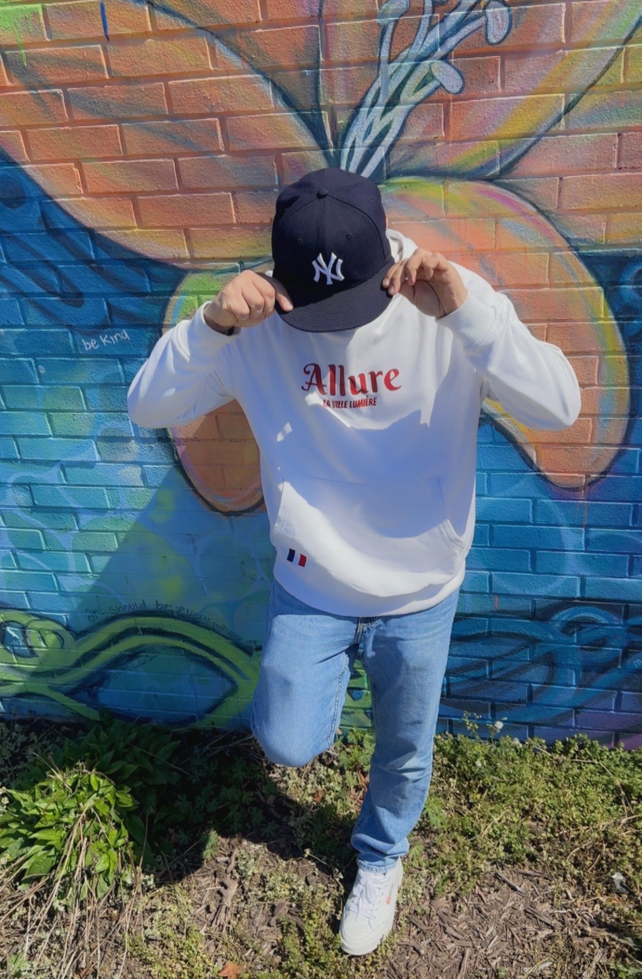 Allure White Trendy Hoodie Unisex