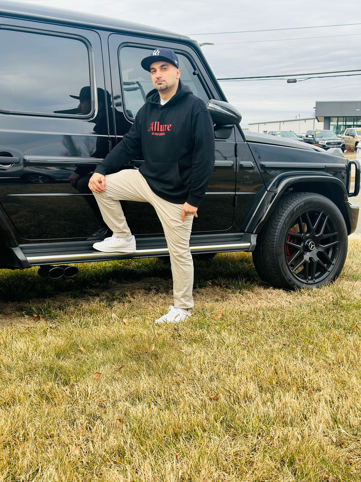Allure Black Trendy Hoodie