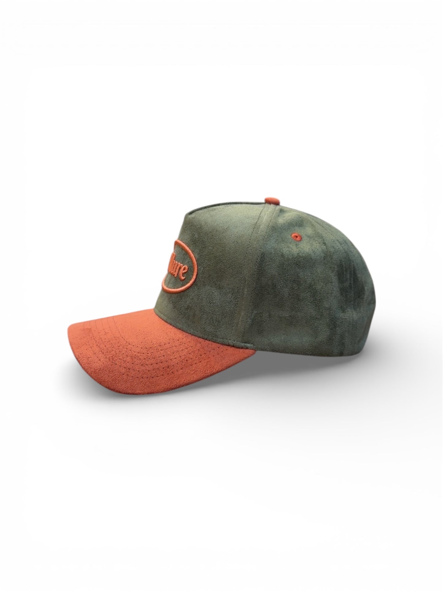 Allure Olive Velvet Trucker Hat